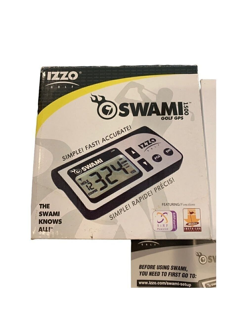 IZZO Swami1500 Golf GPS READ NOS Parts Only